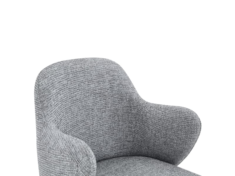  Lot de 2 tabourets de bar réglables, tabouret de bar accoudoirs ergonomiques, pivotant 360°, structure en métal, gris  - Conforama E