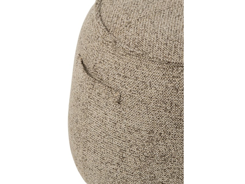  Pouf design uni margo 50cm marron  - Conforama C