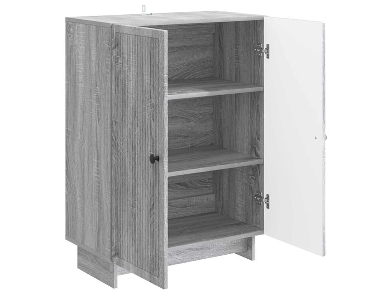  Buffet - bahut - meuble de rangement sonoma gris 66 x 34,5 x 90 cm bois d'ingénierie  - Conforama E