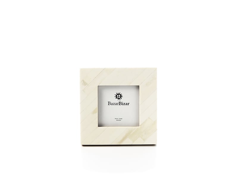  Le cadre nomad ivory - blanc crème - 10x10  - Conforama A