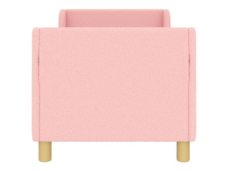  Lit simple- lit adulte -  cadre de lit pour tout-petit avec tête de lit rose 70 x 140 cm  - Conforama D
