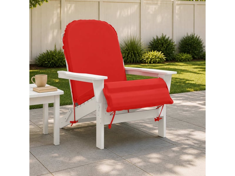 Coussin de transat ensoleillé, coussin pour bain de soleil gemert 100 % polyester rouge cf56048 - Conforama B