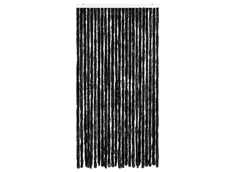  Rideau anti-mouches, moustiquaire anthracite 100x230 cm chenille cf43485  - Conforama C