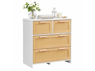 Commode 4 tiroir(s)    VLIVRA  coloris bicolore largeur 80 cm