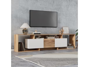Meuble tv coloris marron 180 cm   