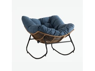 Fauteuil fixe  <strong>MODFU</strong> Tissu bleu