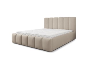 Lit coffre 140x200 cm MASSENO   coloris beige