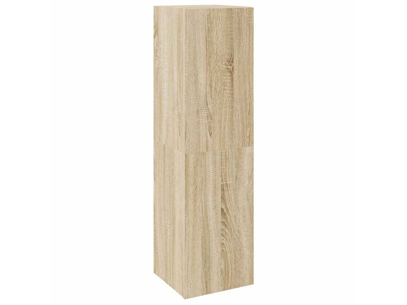  Ensemble de meubles tv - banc tv - meuble de rangement 8 pcs chêne sonoma bois d'ingénierie  - Conforama D