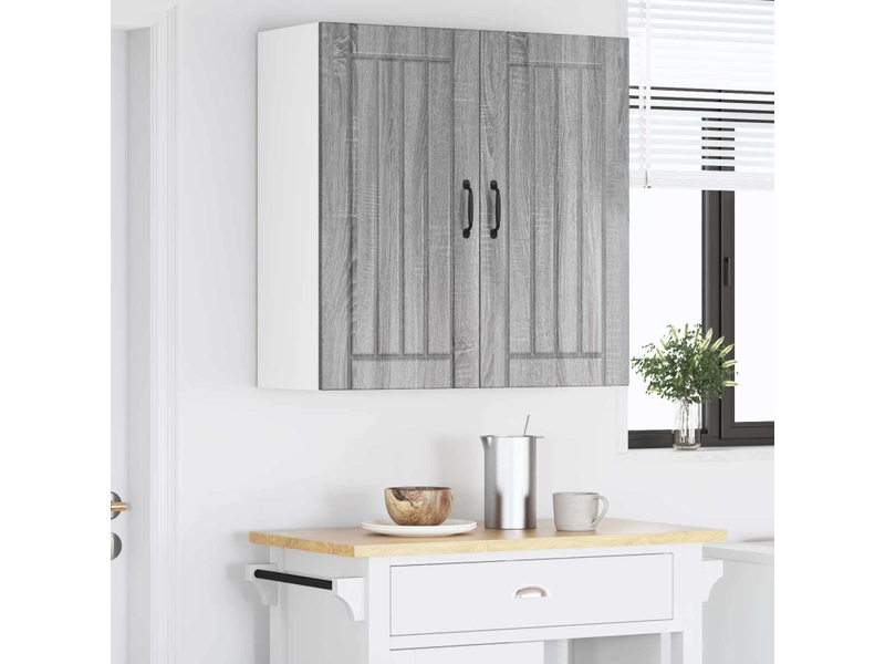  Meuble mural de cuisine, armoire de cuisine sonoma gris 80x31x80cm  - Conforama D