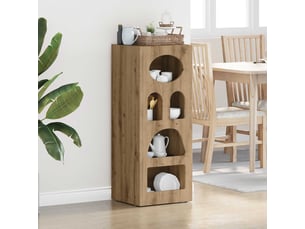 Buffet - bahut - meuble de rangement elst chêne artisanal 40 x 35 x 100,5 cm