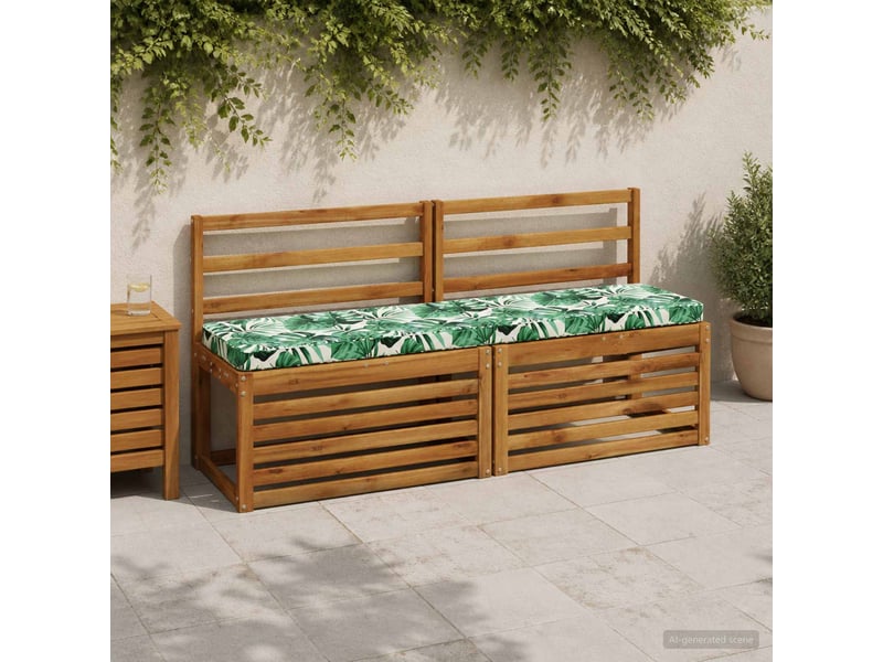  Lot de 2 coussins de banc, coussins d'assise vught 100 % polyester cf57700  - Conforama B