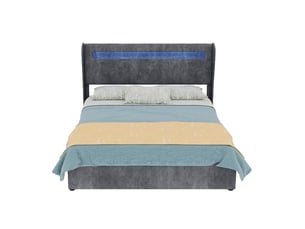 Lit coffre 140x200 cm HAUSS SPOLE   coloris gris