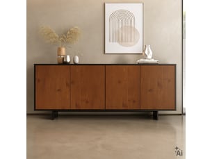 Buffet    <strong>IDIMEX</strong> <strong></strong> - 180 cm coloris marron 