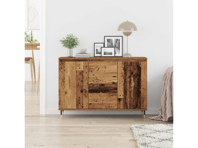 Buffet - bahut - meuble de rangement bois ancien 101,5 x 35 x 70 cm bois d'ingénierie - Conforama D
