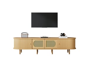 Meuble tv coloris naturel 180 cm <strong>MODFU</strong>  <strong></strong>