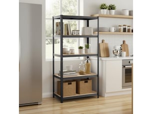 Etagère 75 cm coloris noir SONGMICS 
