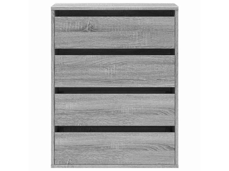  Commode chambre adulte, commode d'angle sonoma gris 60x41x76 cm bois d'ingénierie  - Conforama D