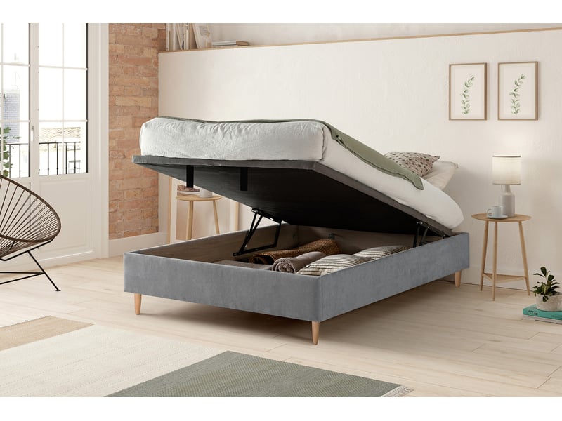Sommier coffre 140x190 cm VOLTAIRE - Conforama W