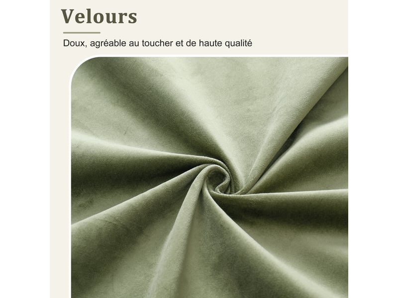  Lit coffre enfant, lit simple rembourré, 90x200 cm, coffre hydraulique, sommier à lattes, tête capitonnée, velours vert  - Conforama D