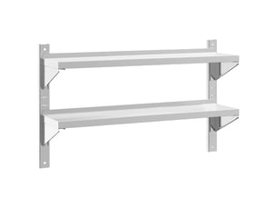 Etagère 100 cm coloris argenté  
