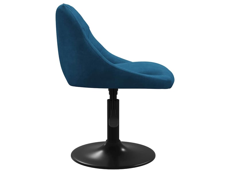  Tabouret de bar, chaise de bar bleu velours shl93280  - Conforama D