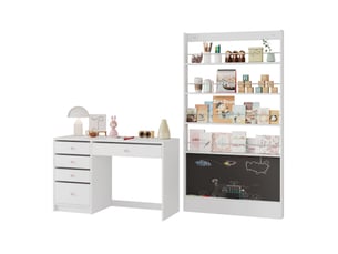 Ensemble enfant FLORAGRACE 120 cm coloris blanc