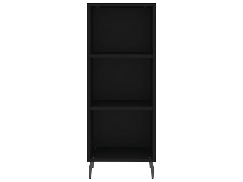  Buffet - bahut - meuble de rangement noir 34,5x32,5x90 cm bois d'ingénierie  - Conforama D