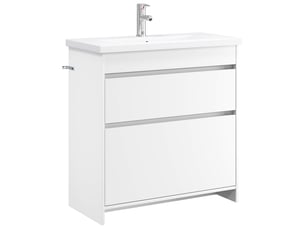 Ensemble de mobilier de salle de bain blanc 81x40x84.5 cm shl1564