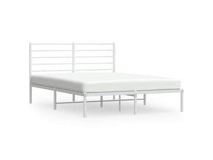 Lit 2 places 135x190 cm    coloris blanc