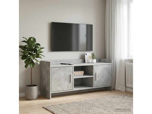 Meuble tv coloris gris 102 cm <strong></strong>  <strong></strong>