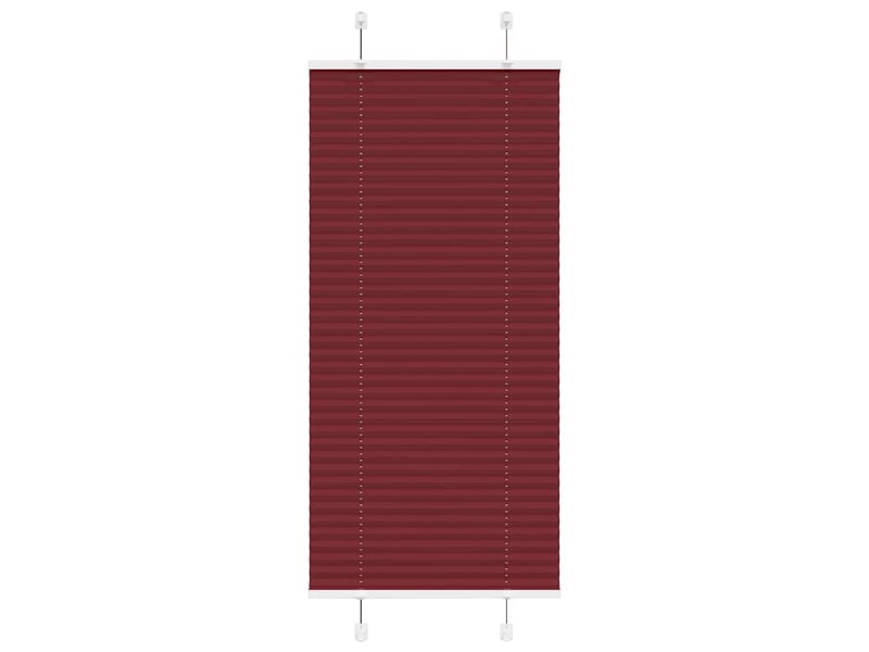  Store plissé, store de fenêtre rouge bordeaux 65x150 cm largeur du tissu 64,4 cm cf47049  - Conforama B