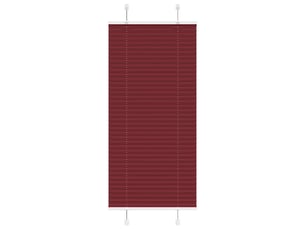 Store plissé, store de fenêtre rouge bordeaux 65x150 cm largeur du tissu 64,4 cm cf47049