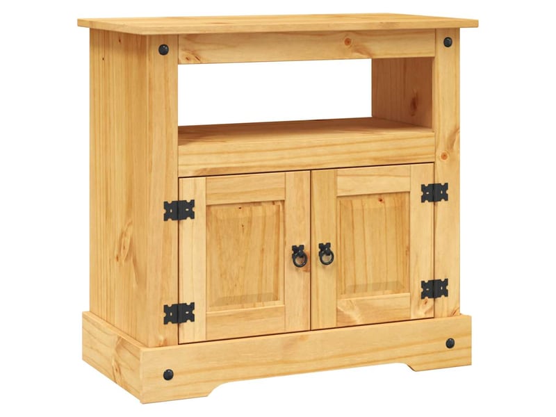  Meuble tv banc tv gamme corona pin mexicain 80x43x78 cm  - Conforama A