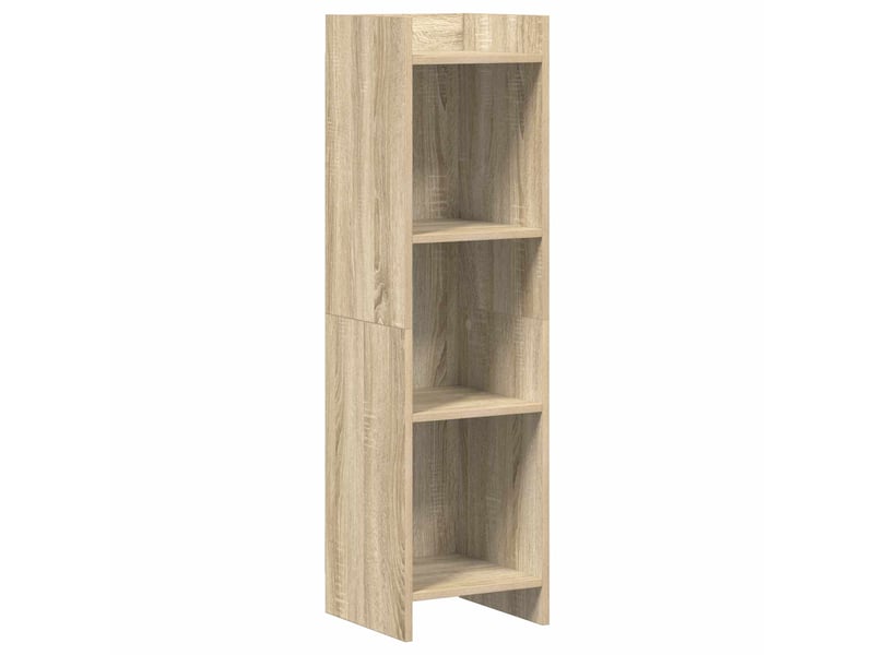  Bibliothèque, meuble de rangement salon chêne sonoma 30 x 30 x 111 cm bois d'ingénierie  - Conforama A