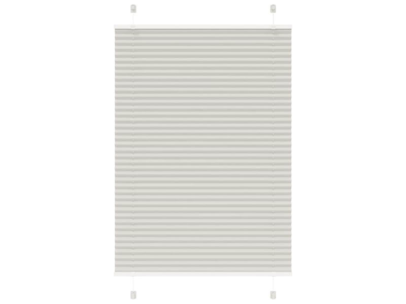 Store plissé, store de fenêtre gris clair 100x100 cm largeur du tissu 99,4cm cf46868 - Conforama B