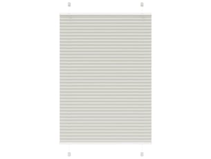 Store plissé, store de fenêtre gris clair 100x100 cm largeur du tissu 99,4cm cf46868