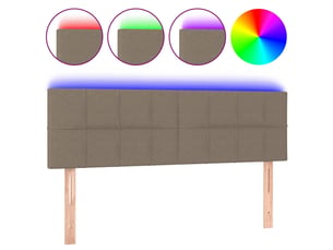 Tete de lit A poser largeur 144 cm taupe