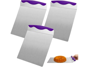 Pelle à gâteau en acier inoxydable pelle à tarte 3 pièces indéformable avec poignée