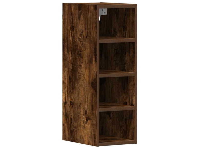 Meuble de rangement cuisine, armoire suspendue chêne fumé 20x29,5x60cm bois d'ingénierie - Conforama A