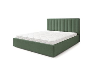 Lit coffre 180x200 cm MASSENO   coloris vert