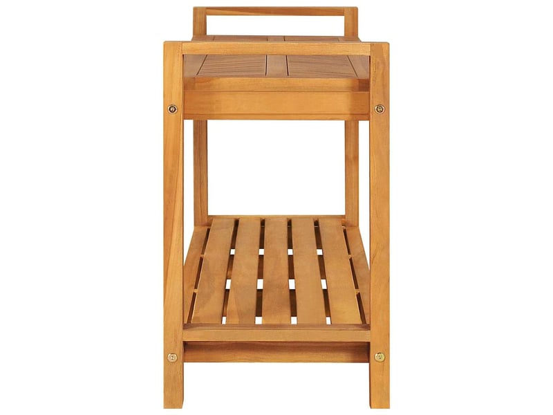  Banc d'entrée, banc d'intérieur 120 cm bois de teck solide shl51659  - Conforama C