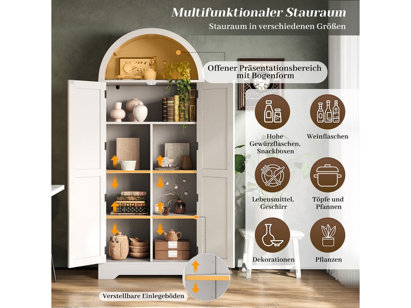  Vitrine avec partie supérieure ouverte et portes motif en x en mdf blanc N635P44057879W - Conforama D