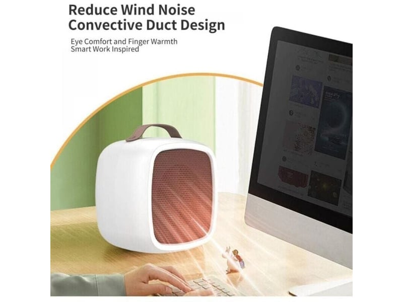  Petit chauffage de table - petit chauffage solaire portable - chauffage anti-brûlure à brancher - (blanc YSK0005428LY - Conforama E