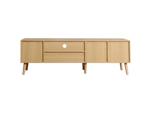 Meuble tv coloris naturel 180 cm   