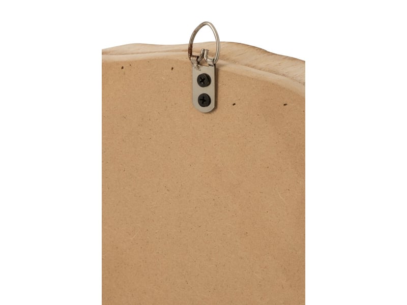  Miroir mural en bois oona 45cm naturel  - Conforama C