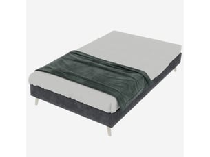 Lit simple 90x200 cm SOGEU   coloris bicolore
