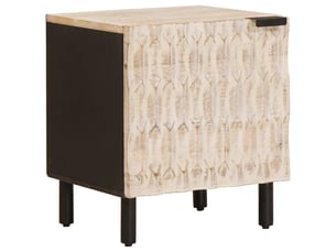Table de chevet - cabinet de chevet - table de nuit 2 pc blanc 40 x 33 x 46 cm