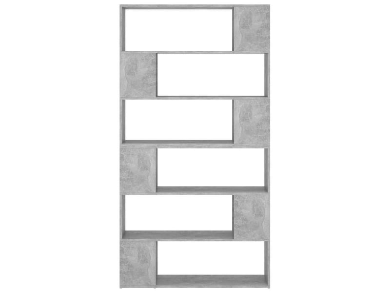  Bibliothèque, séparateur de pièce gris béton 100x24x188 cm  - Conforama E