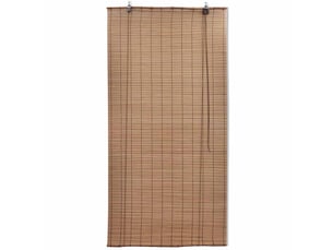 Store enrouleur, store roulant bambou marron 150x220 cm cf47245