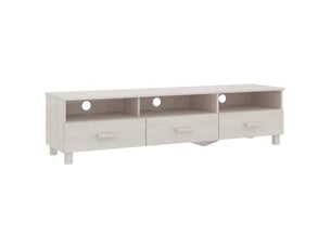 Meuble tv coloris blanc 158 cm <strong></strong>  <strong></strong>